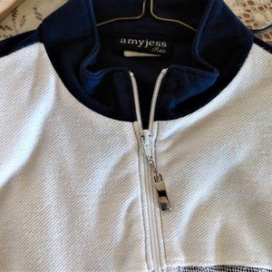 AMY JESS ZIPPER FRONT LIGHTWEIGHT JACKET